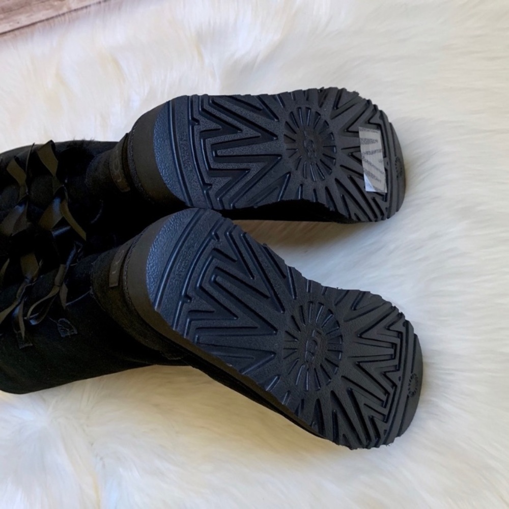 UGG Black Bailey Bow Tall II Boots - Picture 6 of 7